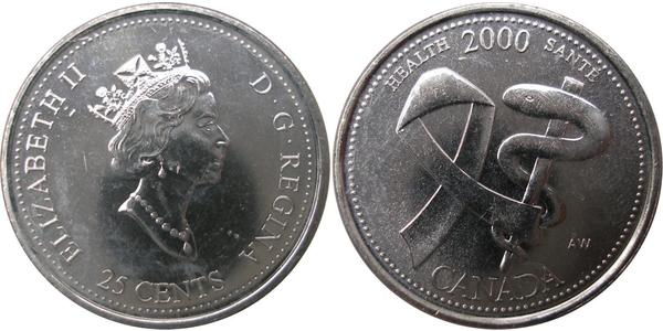 25 Цент Канада Никель Елизавета II (1926-2022)