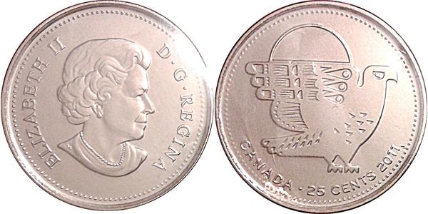 25 Цент Канада Никель Елизавета II (1926-2022)
