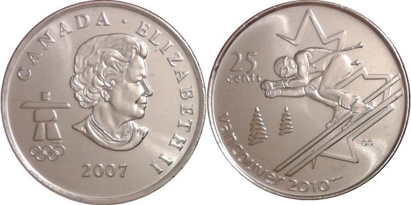 25 Цент Канада Никель Елизавета II (1926-2022)