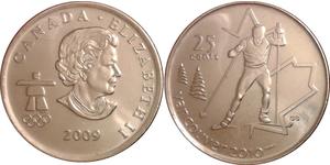 25 Цент Канада Нікель Єлизавета II (1926-2022)