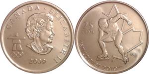 25 Цент Канада Нікель Єлизавета II (1926-2022)