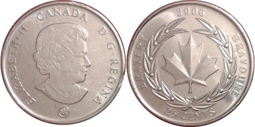 25 Цент Канада Нікель Єлизавета II (1926-2022)