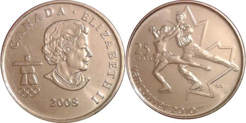 25 Цент Канада Нікель Єлизавета II (1926-2022)