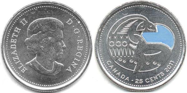 25 Цент Канада Нікель Єлизавета II (1926-2022)