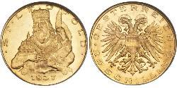 25 Шиллинг Federal State of Austria (1934-1938) Золото 