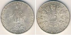 25 Шиллинг Австрийская Республика(1955 - ) Серебро 