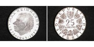 25 Шиллинг Австрийская Республика(1955 - ) Серебро 