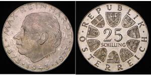 25 Шиллинг Австрийская Республика(1955 - ) Серебро 