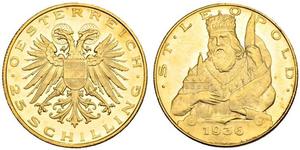 25 Шилінг Federal State of Austria (1934-1938) Золото 