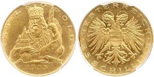 25 Шилінг Federal State of Austria (1934-1938) Золото 