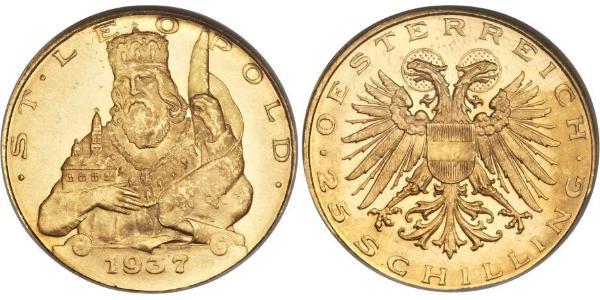25 Шилінг Federal State of Austria (1934-1938) Золото 