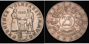 25 Шилінг Австрійська Республіка (1955 - ) Срібло 