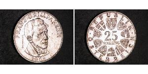 25 Шилінг Австрійська Республіка (1955 - ) Срібло 