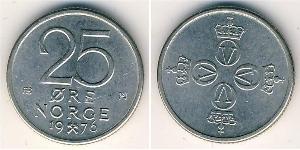 25 Эре Норвегия Никель/Медь 