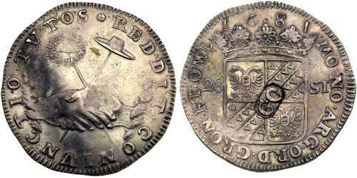 28 Stiver Dutch Republic (1581 - 1795) Silver 