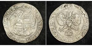 28 Stuiver Pays-Bas Argent Matthias, Holy Roman Emperor (1557 - 1619)