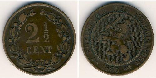2 1/2 Cent Kingdom of the Netherlands (1815 - ) Bronze 