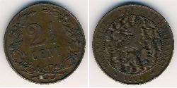 2 1/2 Cent Regno dei Paesi Bassi (1815 - ) Bronzo 