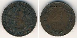 2 1/2 Cent Königreich der Niederlande (1815 - ) Kupfer 