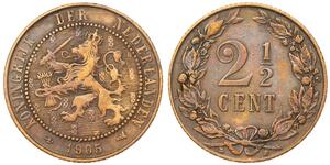 2 1/2 Cent Netherlands  