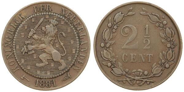 2 1/2 Cent Netherlands  