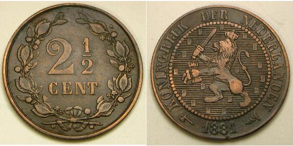 2 1/2 Cent Niederlande  