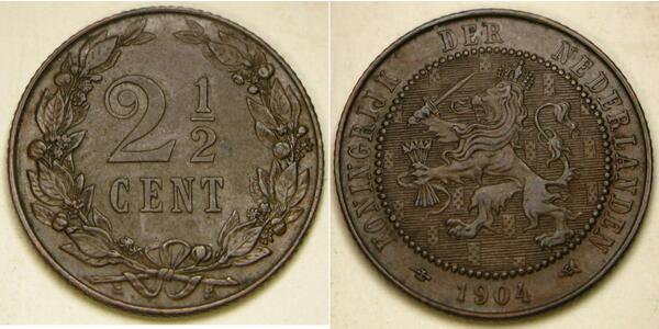 2 1/2 Cent Pays-Bas  