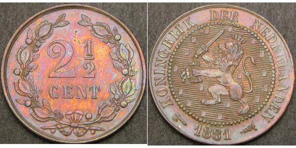 2 1/2 Cent Pays-Bas  