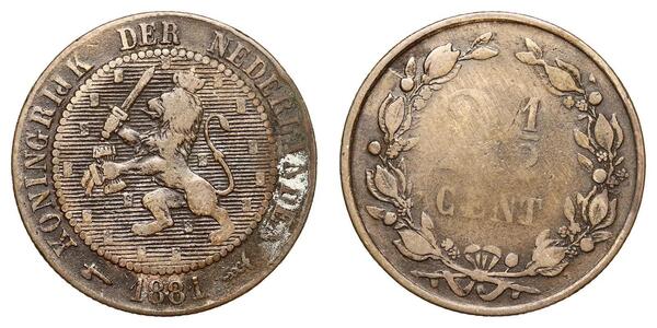 2 1/2 Cent Pays-Bas  
