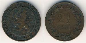 2 1/2 Cent 荷兰王国 銅 