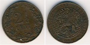 2 1/2 Cent 荷兰王国 青铜 
