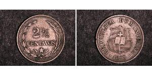 2 1/2 Centavo République dominicaine Argent 