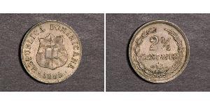 2 1/2 Centavo Repubblica Dominicana Argento 