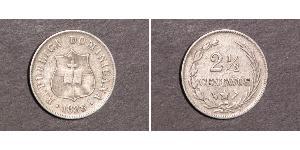 2 1/2 Centavo Repubblica Dominicana Argento 