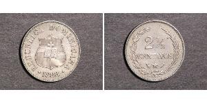 2 1/2 Centavo República Dominicana Plata 