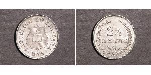 2 1/2 Centavo República Dominicana Plata 