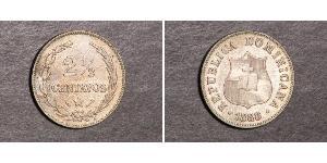 2 1/2 Centavo Dominikanische Republik Silber 