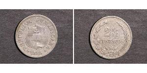 2 1/2 Centavo Dominican Republic Silver 