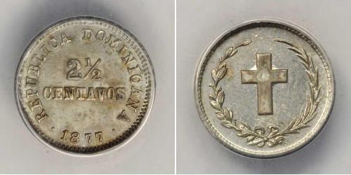 2 1/2 Centavo Dominican Republic  