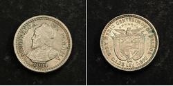 2 1/2 Centesimo Panamá Argento 