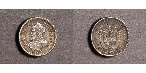 2 1/2 Centesimo Panama Silber 