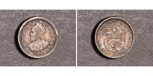 2 1/2 Centesimo Panama Silber 
