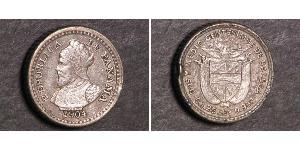 2 1/2 Centesimo Panama Silber 