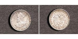 2 1/2 Centesimo Panama Silber 
