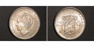 2 1/2 Gulden Royaume des Pays-Bas (1815 - ) Argent Wilhelmine (reine des Pays-Bas)(1880 - 1962)