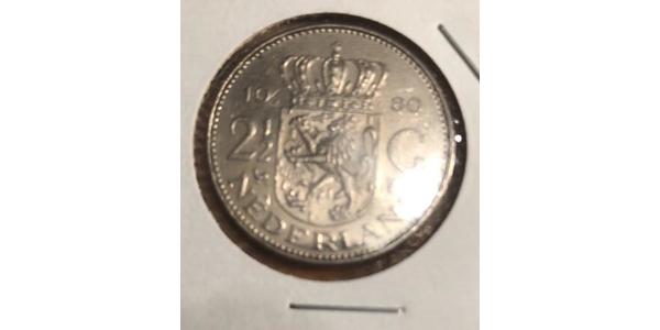 2 1/2 Gulden Reino de los Países Bajos (1815 - ) Plata Juliana of the Netherlands (1909 – 2004)