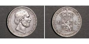 2 1/2 Gulden Königreich der Niederlande (1815 - ) Silber Wilhelm III. (Niederlande)