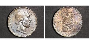 2 1/2 Gulden Königreich der Niederlande (1815 - ) Silber Wilhelm III. (Niederlande)