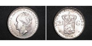 2 1/2 Gulden Kingdom of the Netherlands (1815 - ) Silver Wilhelmina of the Netherlands (1880 - 1962)