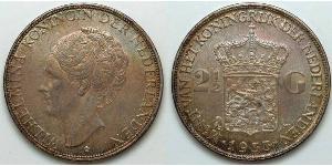 2 1/2 Gulden 荷兰王国 銀 威廉明娜 (荷兰)